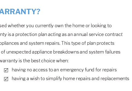 home warranty costilla